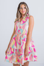 Load image into Gallery viewer, Jasmine Abstract Sleeveless Mini
