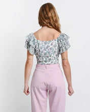 Load image into Gallery viewer, Charline Gold Lurex Crop Top