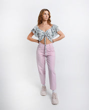 Load image into Gallery viewer, Charline Gold Lurex Crop Top
