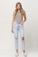 Load image into Gallery viewer, Ripped Stretch Mom Jeans
