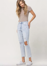 Load image into Gallery viewer, Ripped Stretch Mom Jeans