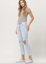 Load image into Gallery viewer, Ripped Stretch Mom Jeans