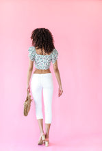 Load image into Gallery viewer, Charline Gold Lurex Crop Top