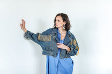 Load image into Gallery viewer, Golden Fringe Denim Jacket
