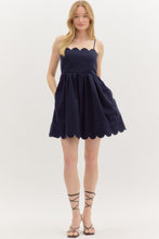 Load image into Gallery viewer, Brooke Scalloped Back Bow Dress