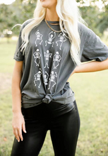 Load image into Gallery viewer, Dancing Skeleton Distressed Tee