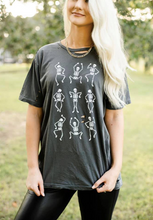 Load image into Gallery viewer, Dancing Skeleton Distressed Tee