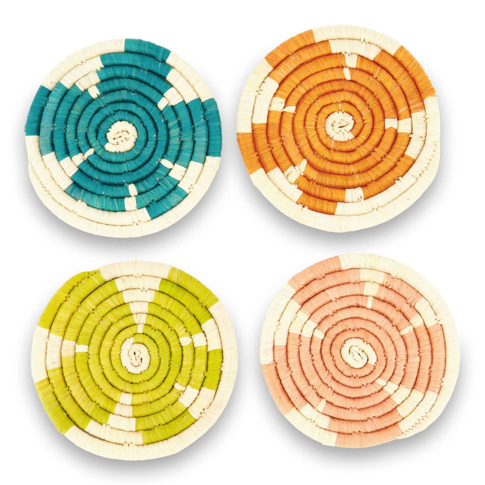Seratonia Coasters - Plumeria, Set of 4