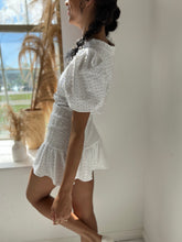 Load image into Gallery viewer, White Jewel & Pearl Skirt