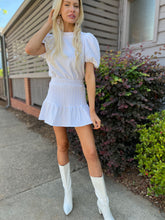 Load image into Gallery viewer, White Jewel & Pearl Skirt