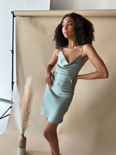Load image into Gallery viewer, Capri Sea Glass Slip Dress