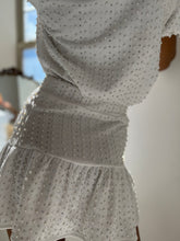 Load image into Gallery viewer, White Jewel & Pearl Skirt