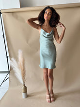 Load image into Gallery viewer, Capri Sea Glass Slip Dress