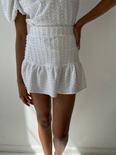 Load image into Gallery viewer, White Jewel & Pearl Skirt