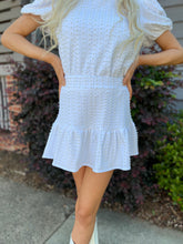 Load image into Gallery viewer, White Jewel & Pearl Skirt