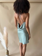 Load image into Gallery viewer, Capri Sea Glass Slip Dress