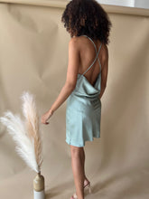 Load image into Gallery viewer, Capri Sea Glass Slip Dress