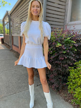 Load image into Gallery viewer, White Jewel & Pearl Skirt