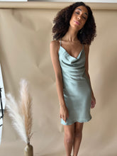 Load image into Gallery viewer, Capri Sea Glass Slip Dress