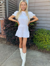 Load image into Gallery viewer, White Jewel & Pearl Skirt