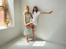 Load image into Gallery viewer, White Jewel & Pearl Skirt
