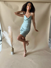 Load image into Gallery viewer, Capri Sea Glass Slip Dress
