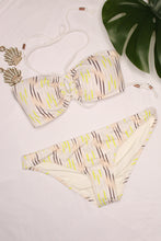 Load image into Gallery viewer, Boho Stripe Ivory Bikini Bottom