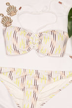Load image into Gallery viewer, Boho Stripe Ivory Bikini Bottom