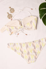 Load image into Gallery viewer, Boho Stripe Ivory Bikini Bottom