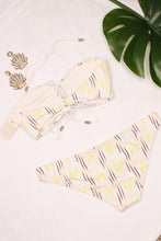Load image into Gallery viewer, Boho Stripe Ivory Bikini Bottom