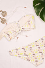 Load image into Gallery viewer, Boho Stripe Ivory Bikini Bottom