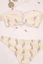 Load image into Gallery viewer, Boho Stripe Ivory Bikini Bottom