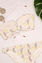 Load image into Gallery viewer, Boho Stripe Ivory Bikini Bottom