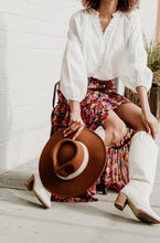 Load image into Gallery viewer, Boho Chic Ribbon Fedora Hat