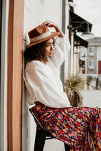 Load image into Gallery viewer, Boho Chic Ribbon Fedora Hat
