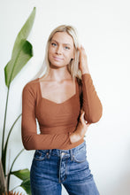 Load image into Gallery viewer, Brown Sweetheart Bodysuit