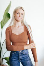 Load image into Gallery viewer, Brown Sweetheart Bodysuit