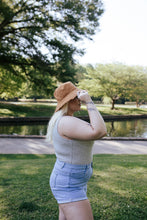 Load image into Gallery viewer, Gray Ribbed Sleeveless Bodysuit