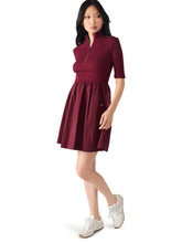 Load image into Gallery viewer, Berlina Wine Dress
