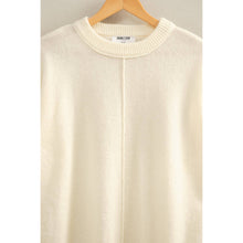 Load image into Gallery viewer, Taupe Seam Crew Neck Sweater