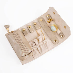 Palmer Jewelry Roll Light Gold