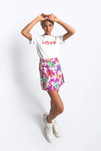 Load image into Gallery viewer, Eva Purple Floral Skirt
