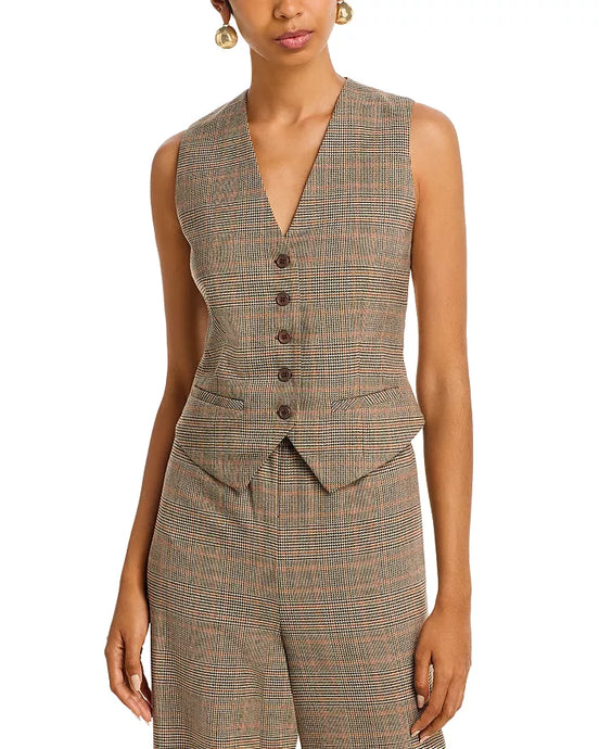 Barrett Plaid Vest Top