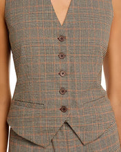 Load image into Gallery viewer, Barrett Plaid Vest Top