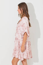 Load image into Gallery viewer, Demure Pastel Pink Floral Dress