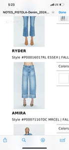 Pistola Ryder Cuffed Denim