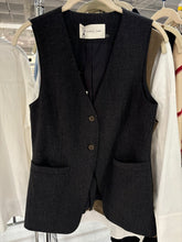 Load image into Gallery viewer, Charcoal Longline Vest