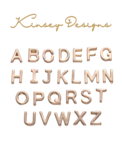 Gold Letter Slide: O