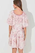 Load image into Gallery viewer, Demure Pastel Pink Floral Dress