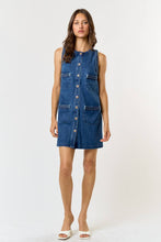 Load image into Gallery viewer, Stevie Braided Denim Dress